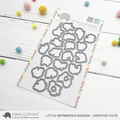 Mama Elephant Creative Cuts - Little Mermaiden Agenda